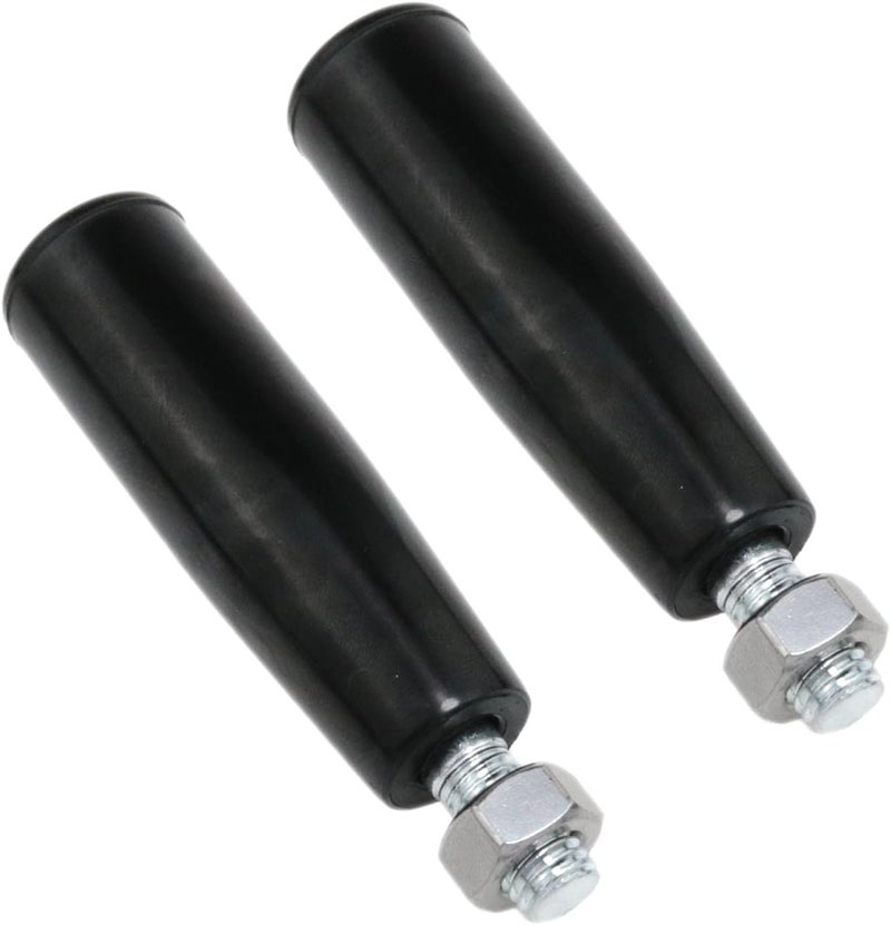 yukata Rotary Handles Lathe Hand Handle Marine Winch Handles Trailer Jack Crank Handwheel milling Machine Accessories M8 Threaded Handle with nut 2pcs (M10*80) - Image 3
